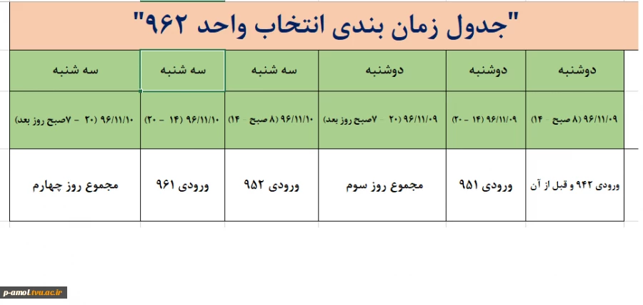 انتخاب واحد